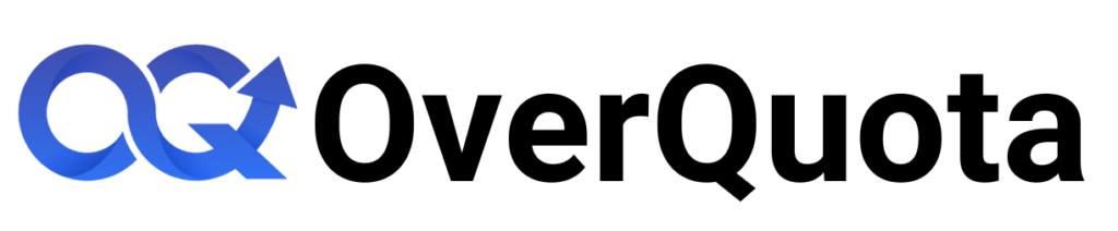 OverQuota horizontal logo